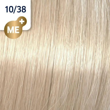 Wella Koleston Perfect Me+ Hajfesték - 10/38 - 60ml -Legvilágosabb Gyöngyház Aranyszőke főképe